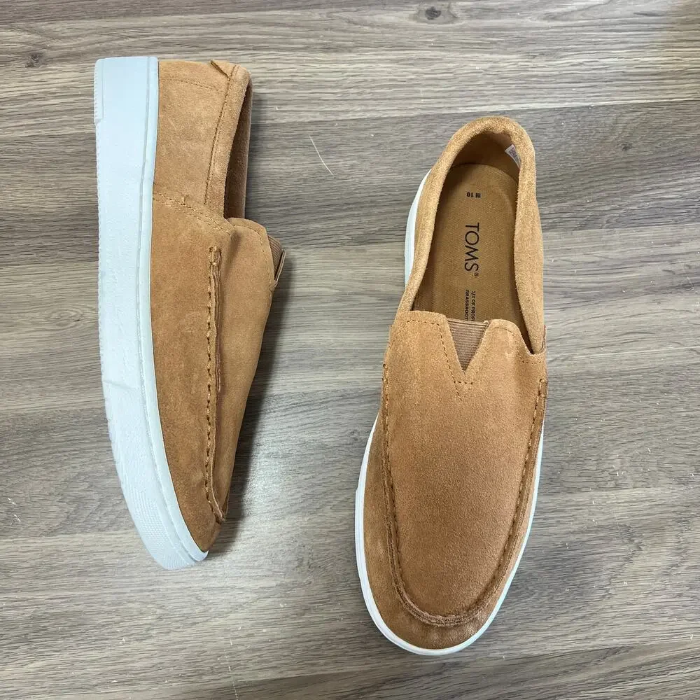 TOMS Mens Tan casual Trvl Lite Loafer SZ 10